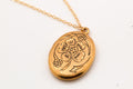 Vintage Black Enamel Locket