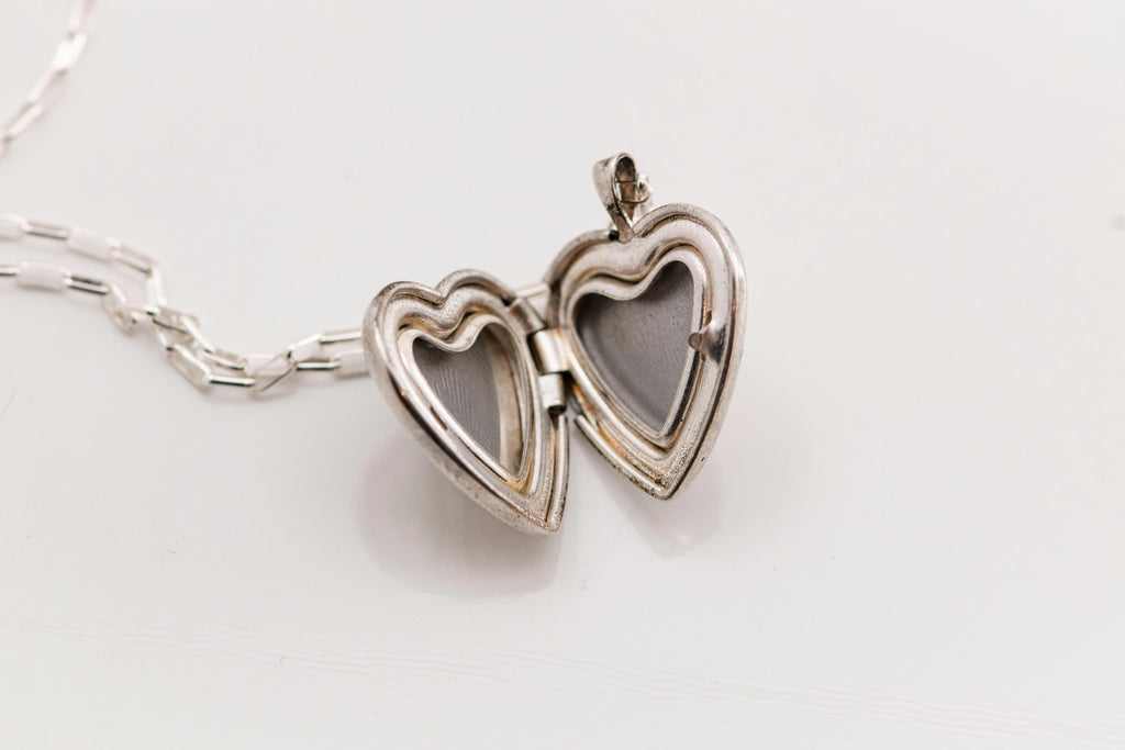Vintage Heart Locket Necklace