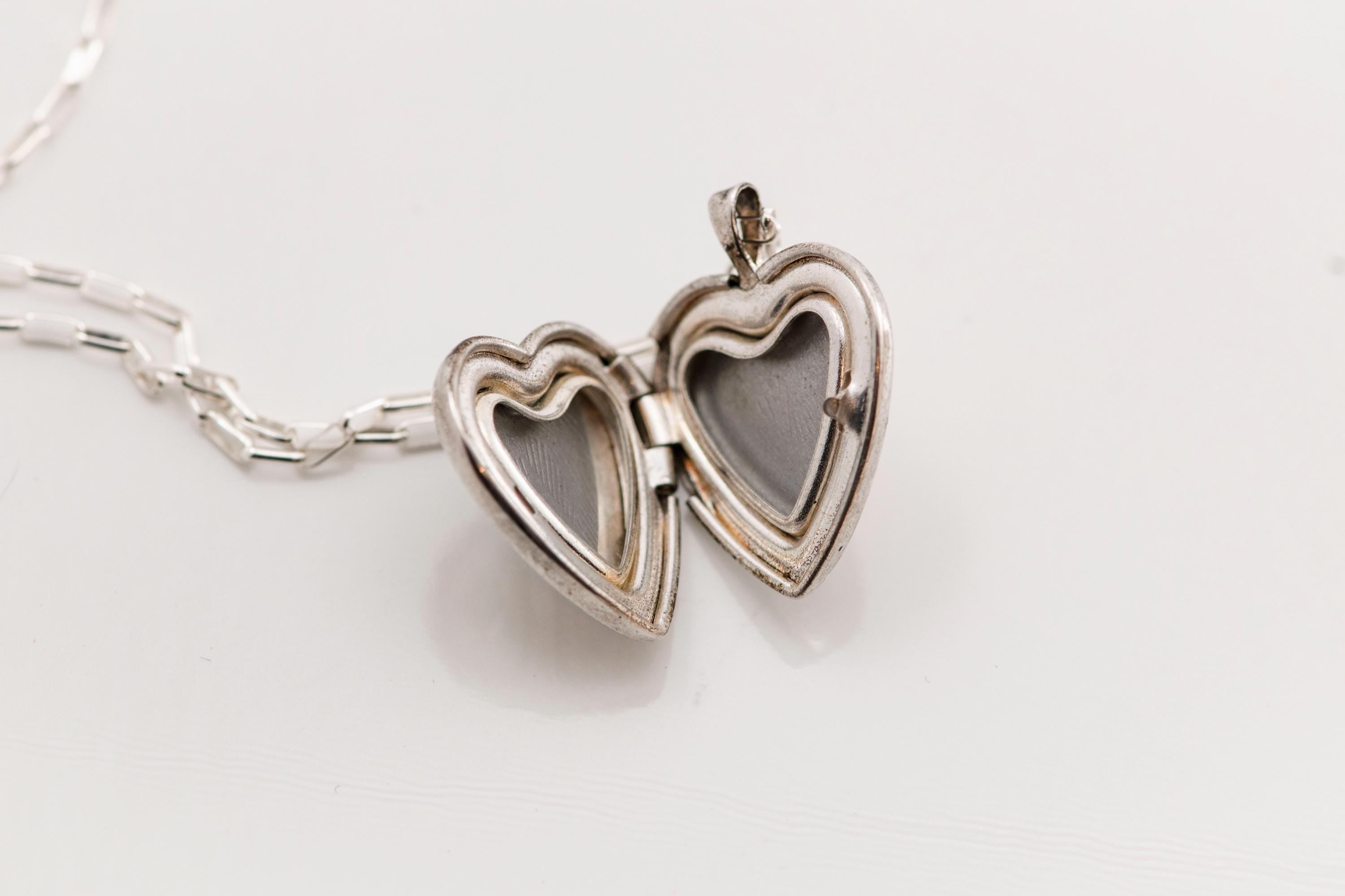 Vintage Heart Locket Necklace