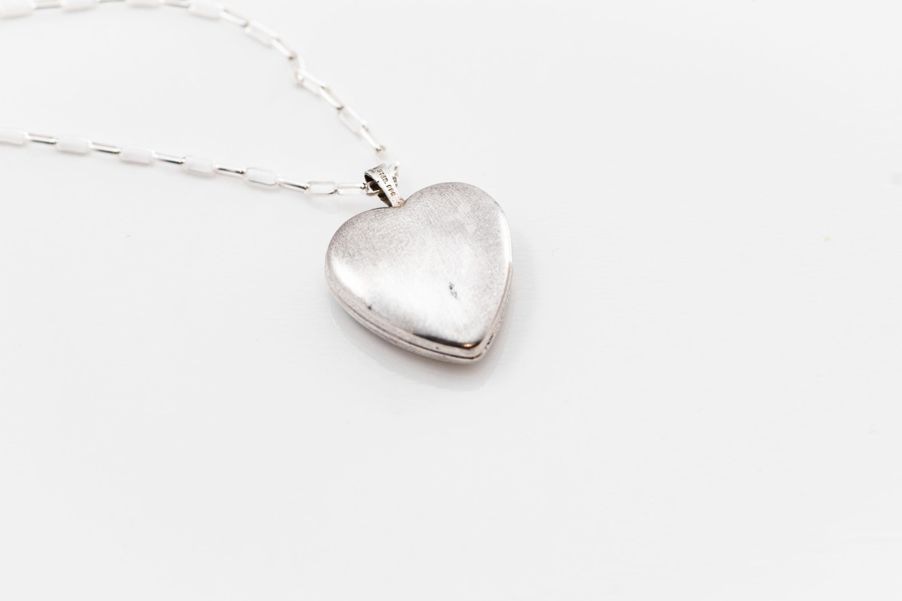 Vintage Heart Locket Necklace