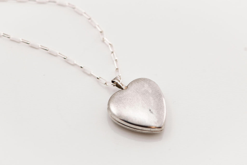 Vintage Heart Locket Necklace