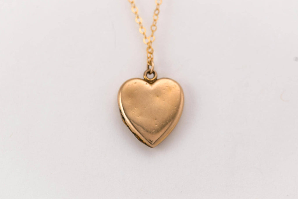 Vintage Cross Heart Locket